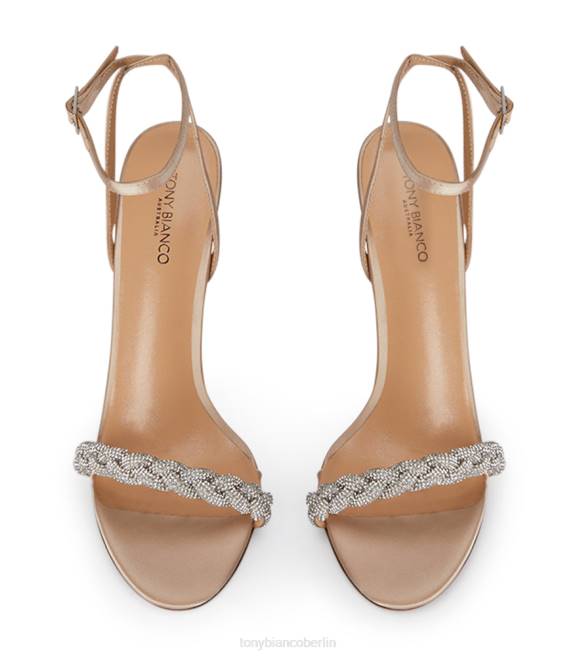 Stöckelschuhe| de Tony Bianco Frauen Kosta-Absätze Nude-Satin 462476